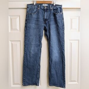 Levi Strauss Relaxed Straight Classic Blue Denim Jeans